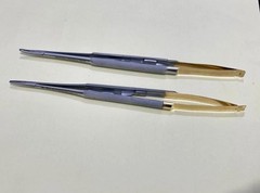 Lot of 2 HU FRIEDY Castroviejo straight Needle Holder 7″ 18cm NH5024SiM NH5024RC