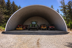 40x70x20 DuroSPAN Steel Quonset Building Kit DIY Home Open Ends
