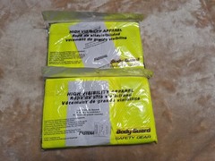 Lot Of 2 Body Guard High Visibility Safety Vests – Sizes S/M L/XL 2X/3X 4X/5X