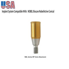 Dental Locator Abutments Anchor fit Nobel Active Conical Connection NP RP 1–5mm
