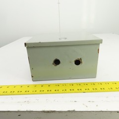 Hoffman A-10N86 10″ x 8″ x 6″ Steel Electrical Enclosure W/Backplate Type 1