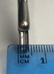 Symmetry 53-1210 Spurling IVD Rongeur 4mm x 10mm Cup STRAIGHT 6in Shaft 8.5in L