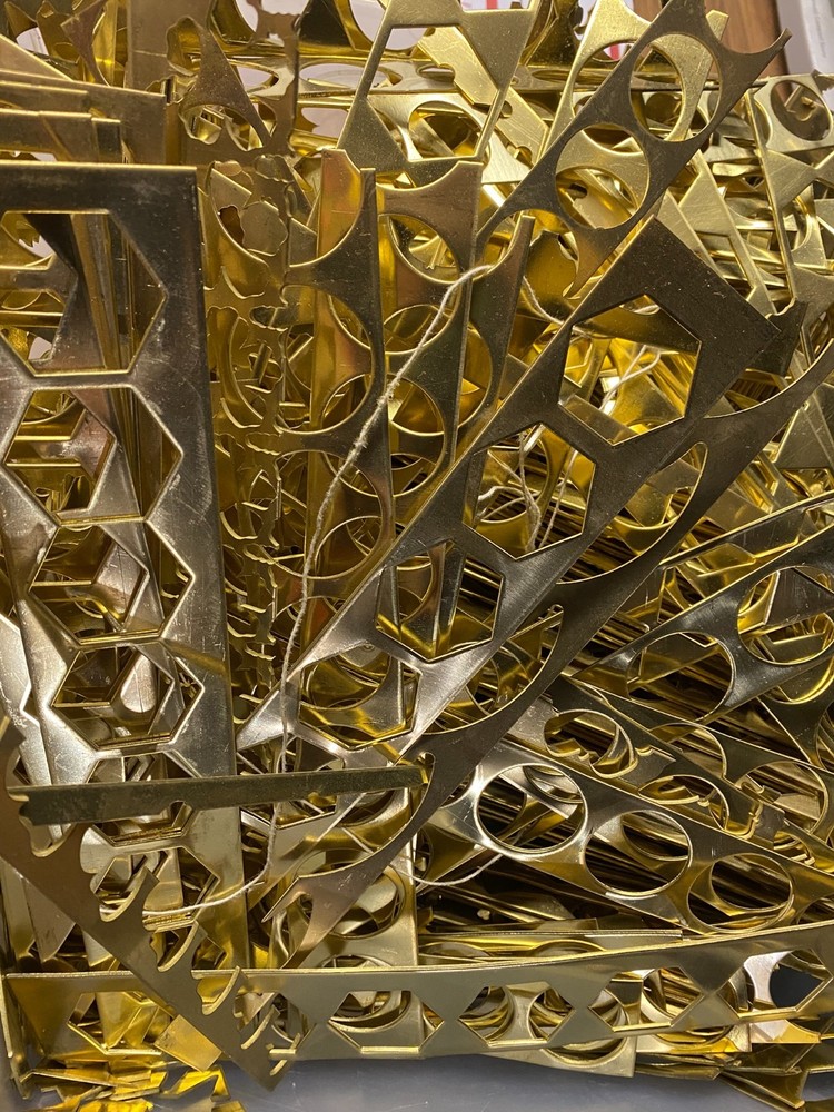 5 pounds of yellow brass scrap brass metal scrap recovery