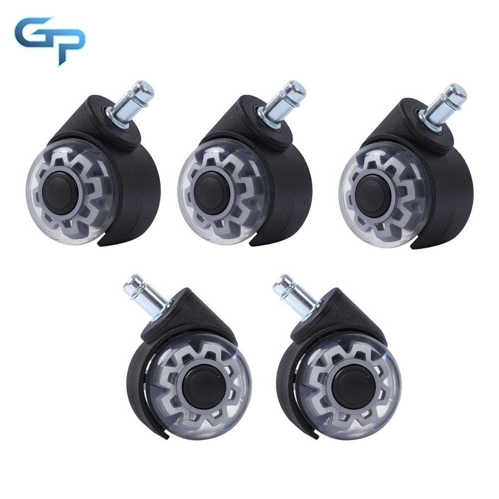 Office Chair Replacement Caster Wheels For Hardwood Floors 5 Pack 2 Inch