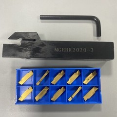 20mm MGEHR2020-3 Lathe Turning Tool grooving cutting holder + MGMN300-M Inserts