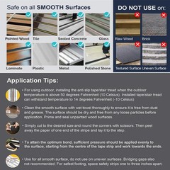 Leyibo Anti Slip Tape, 4 Inch x 42 Ft Grip Tape for Stairs Outdoor/Indoor, Wa…