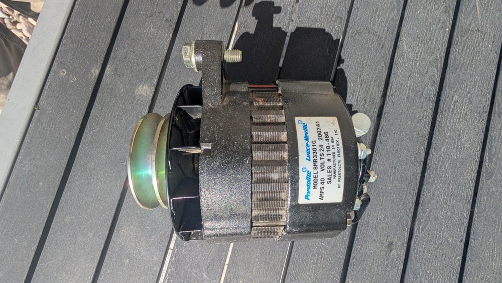 2920-01-331-3567 24V 40amp Alternator RE28186 8MR3301G Deere 4039 4045 AT115049