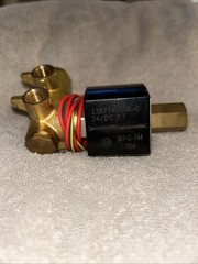 ASCO 8345G001 Brass Solenoid Valve Universal 120V AC 1/4” connections