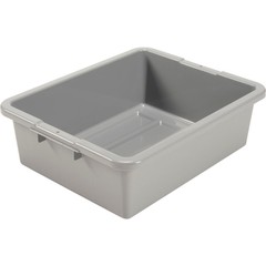Global Industrial NSF Plastic Bus Tub 21-1/2″L x 17-3/4″W x 7″H Gray Lot of 5