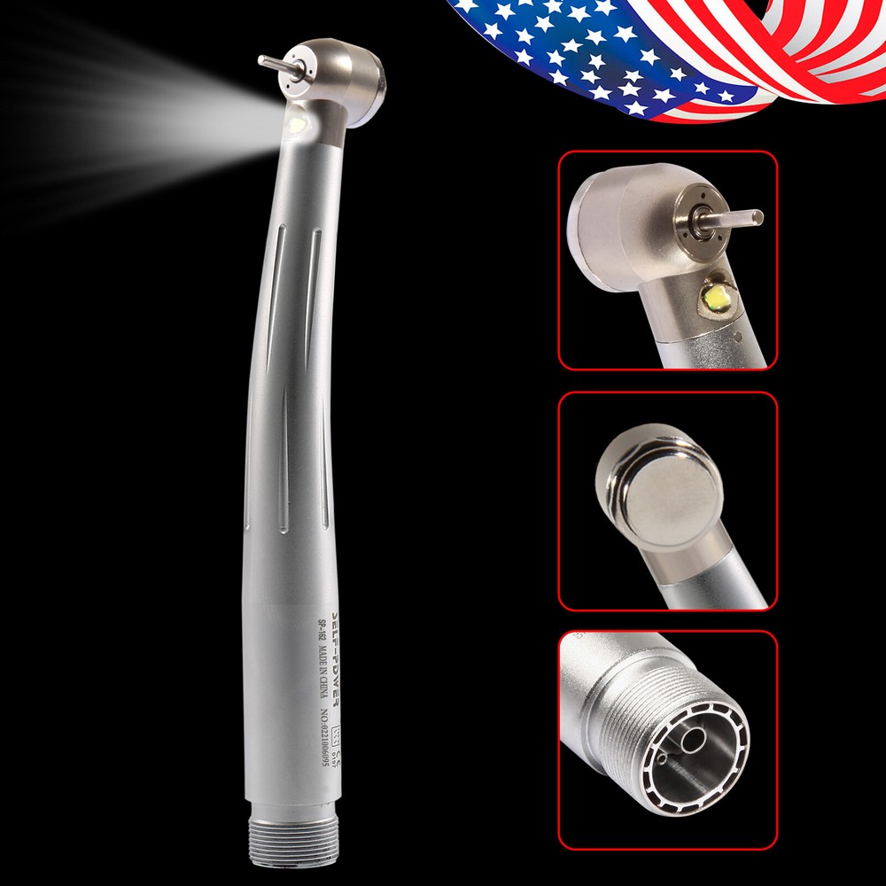 Dental Fiber Optic LED High Speed Handpiece 2H E-generator NSK Style Burr