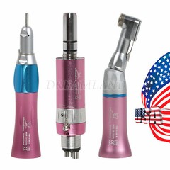 Dental NSK Style Slow Speed Contra Angle Straight Air Motor 4H Handpiece Kit E-L