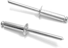100pcs 3/16″ x 3/4″ Aluminum Blind Rivets, 4.8 x 19mm Pop Rivets, Pack of 100