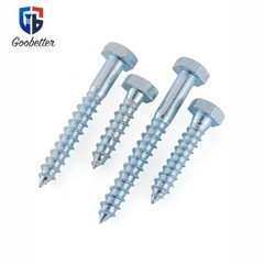M6 M8 M10 M12 Zinc Plated Hexagon Head Wood Screws DIN 571 Lag Bolts All Length