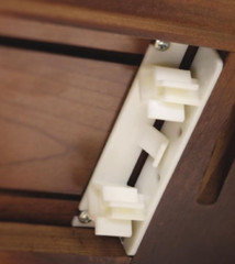 Tenn-Tex False Front Cabinet & Drawer Repair / Replace Clips 2 Pairs W/Screws