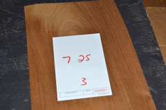 Teak Raw Wood Veneer Sheet 7 x 25 inches 1/42nd 42082-61