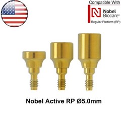 US Dental Healing Cap Abutment NP/RP Cover Screw Fit Nobel Biocare∅3.6 ∅5.0 ∅6.0