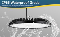 200W UFO LED High Bay Light Industrial Commercial Factory Garage Light 90-277V