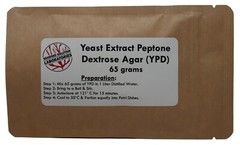 Yeast Extract Peptone Dextrose Agar (YEPD) (YPD) – 65 grams, Yields 1 Liter