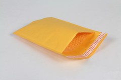 100 #0 6.5×10 kraft bubble mailer padded envelope* usable space 6.5″x9″ New