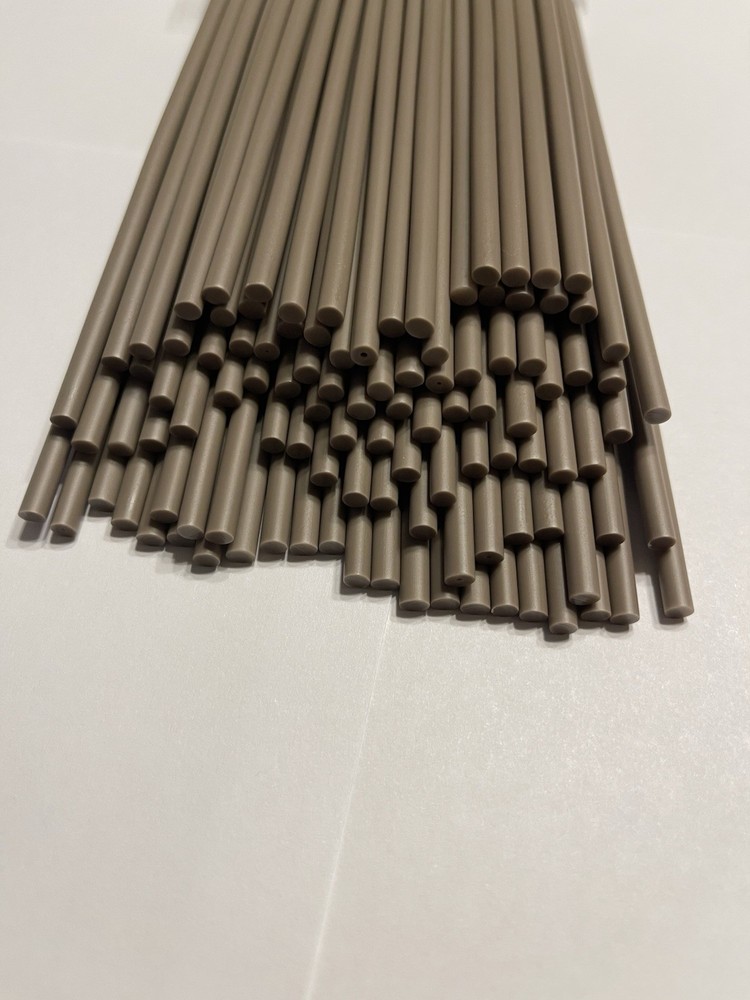 HDPE Polyethylene Plastic Welding Rods- 20pk (12in x 4mm 5/32″ BROWN TAN) Repair