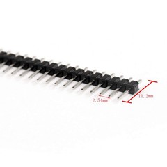 40-Pin Male Header 0.1″ 2.54mm Breadboard PCB Strip Connectors 10/25/50/100Pcs