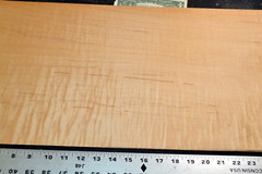 Flame Maple Raw Wood Veneer Sheet 12.5 x 31 inches 1/42nd 4671-70