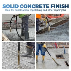 1300W Power Concrete Vibrator 16000 VPM Durable 2HP 14.75 FT Copper Engine