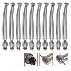 1-10pc Dental High Speed Handpiece + 4 Hole Quick Coupler Swivel GB4