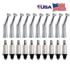 1-10 NSK Style Dental Low Speed Contra Angle Handpiece / Air Motor 2/4Holes YX23