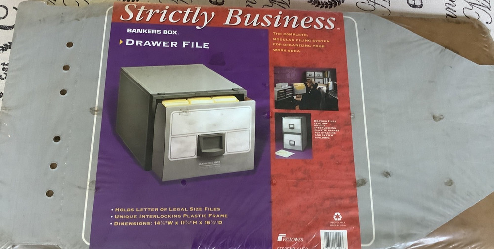 Bankers Box Drawer File- Strickly Business