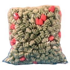 Small Bag Packing Peanuts Mini Pack Plant Based Biodegradable Compost 0.6 cu ft