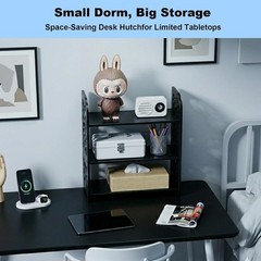 Elegant Black PVC Shelves for Desk – Adjustable & Stylish Organizer for Any Room