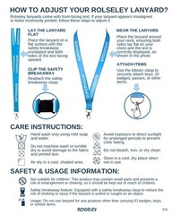 ROLSELEY Printed or Plain Lanyards – Personalized custom Neck Strap with Text