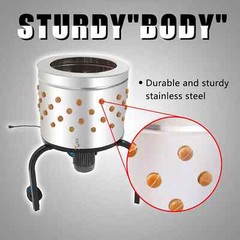 Chicken Plucker Machine Feather Plucker Stainless Steel Drum 280RPM Motor