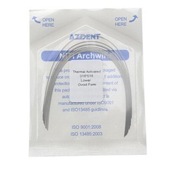 5X Dental Orthodontic Heat Thermal Activated Rectangular Niti Arch Wire