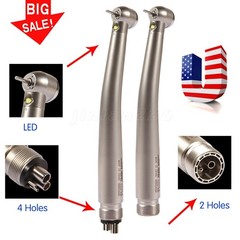 1-10pcs SANDENT Dental E-generator LED High Speed Fiber Optic Handpiece 2/4Holes