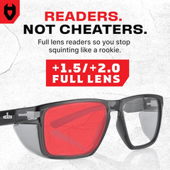 NoCry ANSI Z87.1 Safety Glasses with Readers 1.5 with Anti Fog & Anti Scratch Co