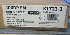 NEW LINCOLN MAGNUM 400 DP GUN CABLE FAST-MATE K1723-3 25 FT.(7.6M) (BINC001C)