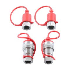 2 Sets 1/2″ Ag Hydraulic Quick Connect Couplers Couplings Ball Pioneer Style