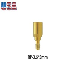 Dental Healing Abutment Cap Cover Screw Fit Nobel Active RP NP Height 3/5/7mm
