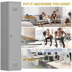Metal Storage Cabinet School Locker Club Home Storage Lockers with Lockable Door
