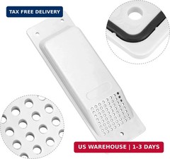 QWORK Shipping Container Air Vents – 8″ x 2.6″ Light Grey, 10 Pack Enhanced Cros
