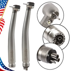 E-Type Dental High Speed LED Handpiece Standard Head Push 2/4Hole CE