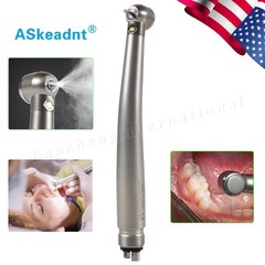 NSK Style Dental Fiber Optic LED E-generator High Speed Handpiece Turbine 4 HOLE