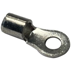 (100) Non-Insulated 12-10 Gauge #8 Ring Terminal Uninsulated Wire Connector USA