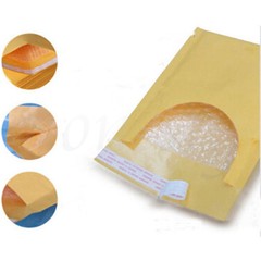 30/50pcs Yellow Kraft Bubble Mailers Padded Envelopes Shipping Bags Self Seal