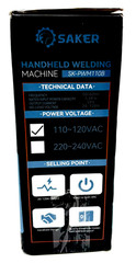 Saker SK-PWM110B Handheld Welding Machine White Black Portable