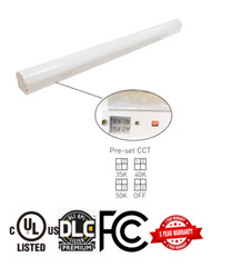 4 Pack 4FT LED Linear Strip 24/32/40W CCT 3500K/4000K/5000K Selectable 100-277V