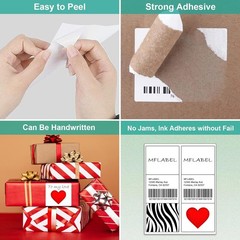 2″ x 4″ Shipping Mailing Address Labels A4 Sheet Self Adhesive FBA Labels 10 UP