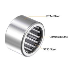 5Pcs 3/4-inch Bore 1-inch OD 5/8-inch Width P0 Needle Roller Bearings GCr15